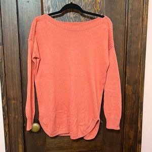 Boatneck tunic sweater